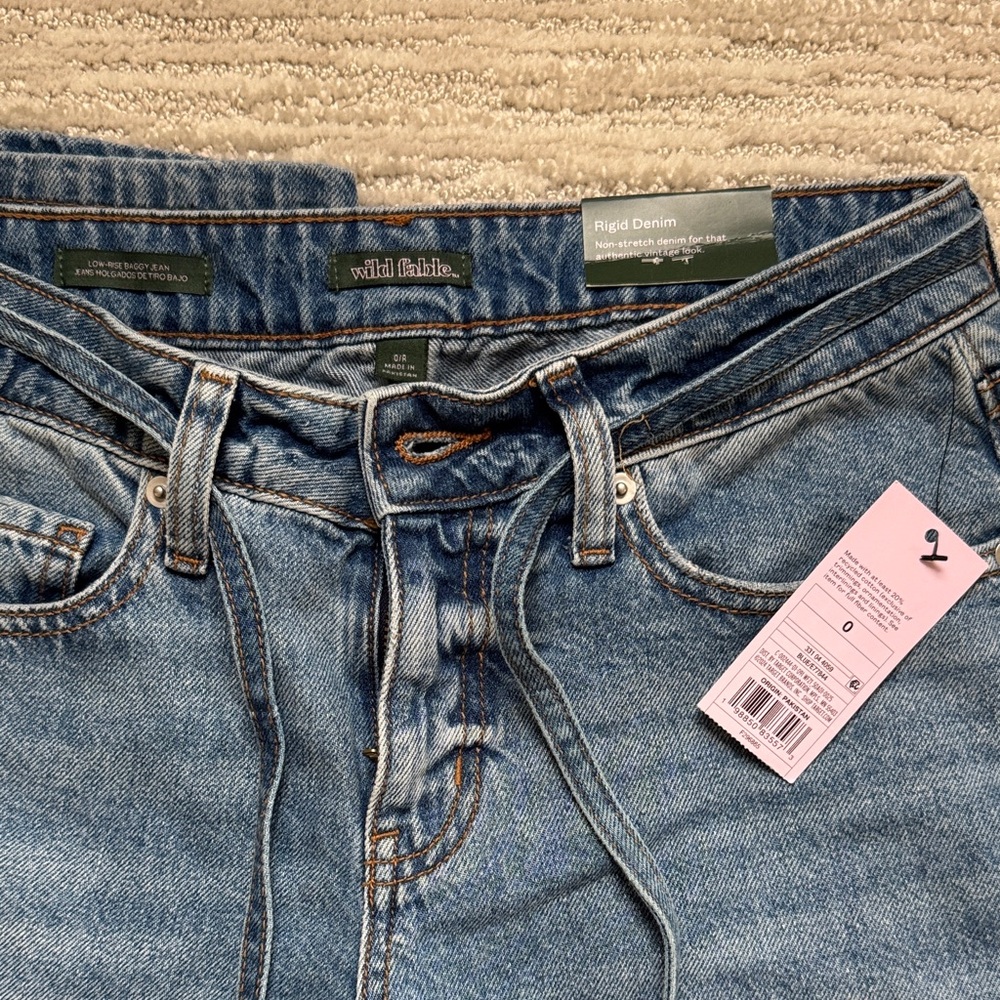 Wild fable NWT low rise baggy - Picture 3 of 6